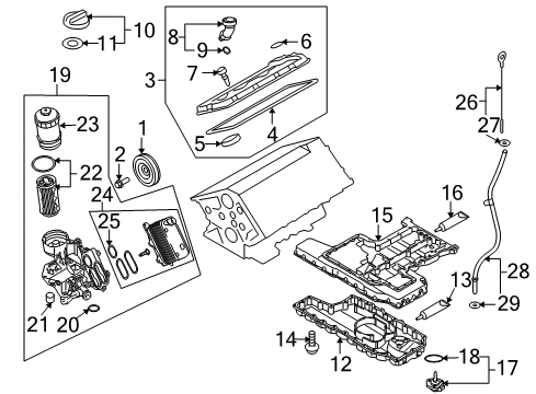 2005 Audi A8 Quattro Engine Parts Diagram