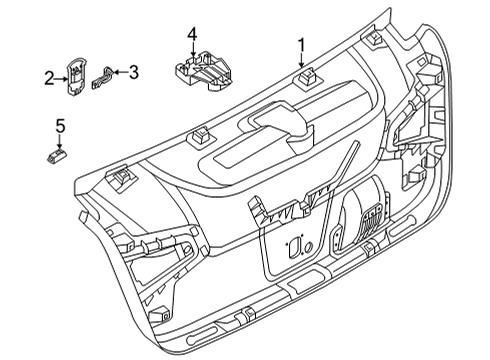 2022 Audi A3 Quattro Interior Trim - Trunk Diagram