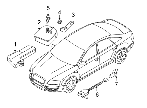 2009 Audi A4 Alarm System Diagram