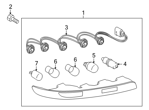 2008 Audi Q7 Bulbs Diagram