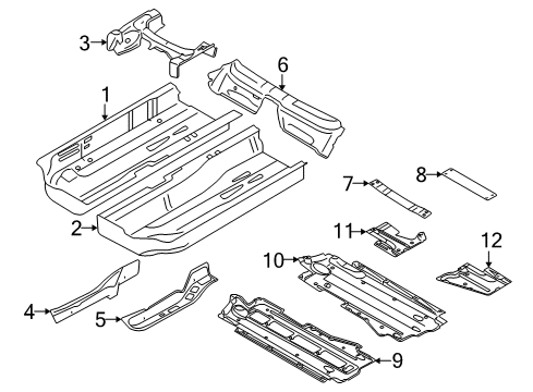 2010 Audi A6 Quattro Floor & Rails