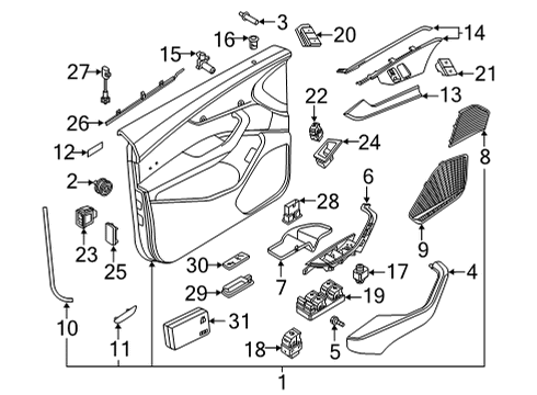 2024 Audi RS5 Sportback Fuel Door Diagram