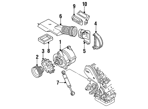 1990 Audi V8 Quattro Alternator Diagram 2