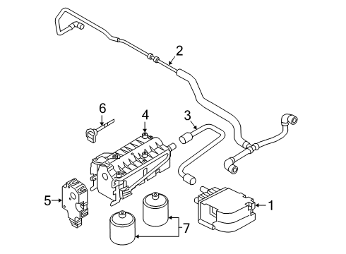 2024 Audi A8 Quattro A/C & Heater Control Units Diagram