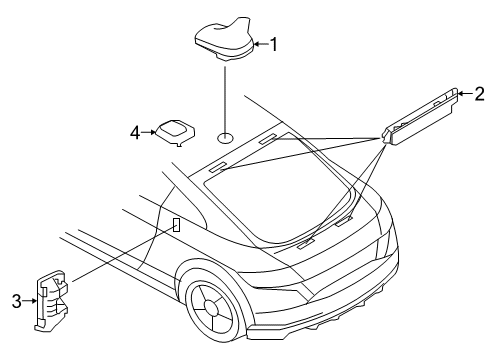 2017 Audi TTS Quattro Antenna & Radio Diagram