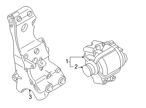2004 Audi A4 Alternator Diagram for 06B-903-019-GX