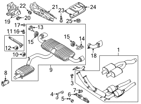 2009 Audi TT Quattro Window Regulator Nut Diagram for N-903-471-04
