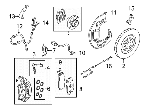 2024 Audi S6 Anti-Lock Brakes Diagram