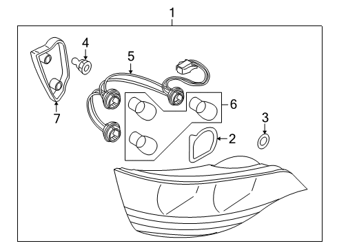 2007 Audi Q7 Bulbs Diagram 5