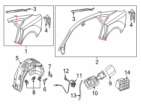 2015 Audi A7 Quattro Fuel Door