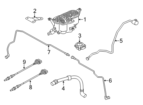 2018 Audi S6 Vapor Canister Diagram