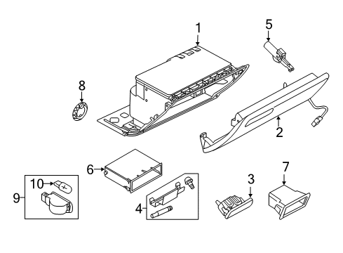 2016 Audi A7 Quattro Glove Box Diagram