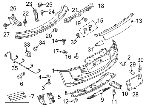 2011 Audi R8 Air Grille Diagram for 420-807-697-A-3FZ