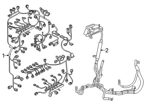 2012 Audi A8 Quattro Wiring Harness