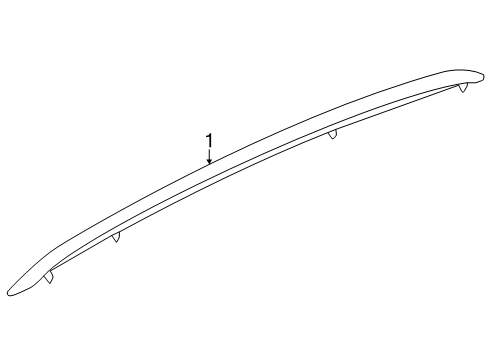2025 Audi SQ6 e-tron Exterior Trim - Roof