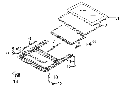 2004 Audi A4 Sunroof Diagram