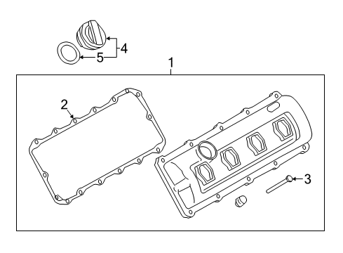 2012 Audi S5 Valve & Timing Covers