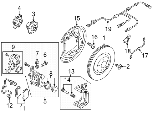 2019 Audi A4 Parking Brake Diagram