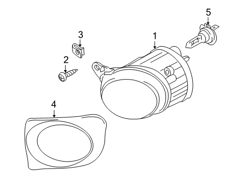 2000 Audi A4 Bulbs Diagram