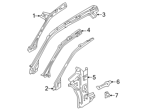 2025 Audi Q7 Hinge Pillar
