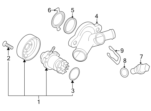 2024 Audi RS3 Cooling System Diagram