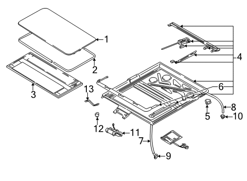 2001 Audi Allroad Quattro Sunroof Diagram