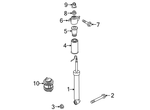 2020 Audi S6 Shocks & Components Diagram
