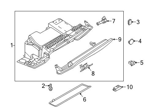 2020 Audi A6 Quattro Glove Box