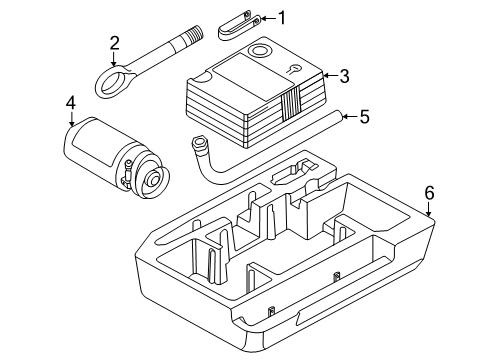2025 Audi SQ6 e-tron Jack & Components