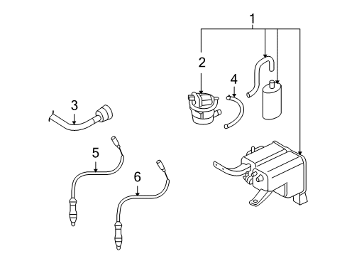 2010 Audi Q7 Vapor Canister Diagram