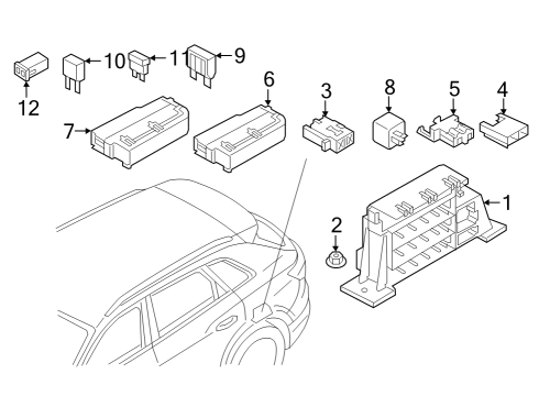 2024 Audi SQ8 e-tron Fuse & Relay Diagram 4