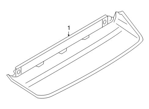 2010 Audi A4 Quattro High Mount Lamp Diagram for 8K9-945-097