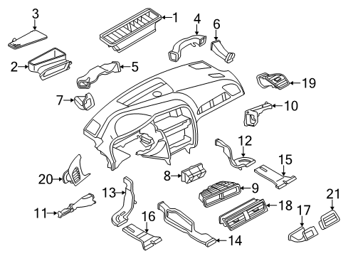 2013 Audi allroad Ducts Diagram