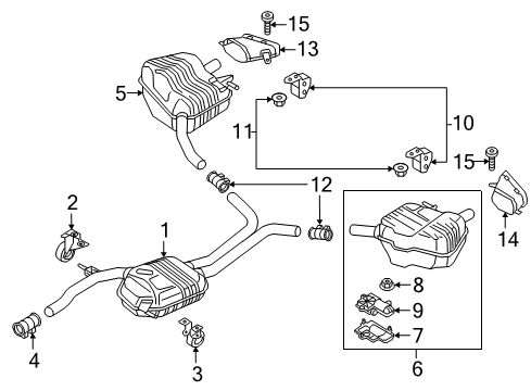 2016 Audi A6 Exhaust Components