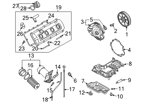 2004 Audi S4 Engine Parts Diagram 2