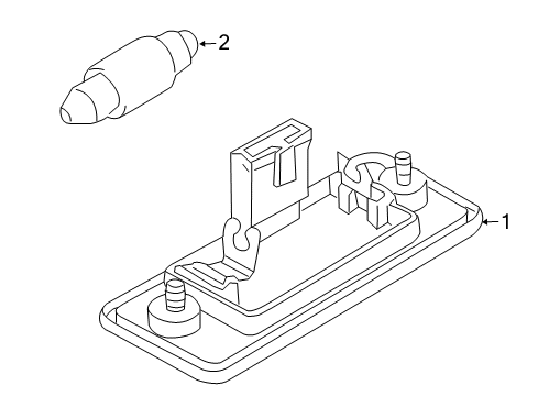 2009 Audi TT Bulbs Diagram