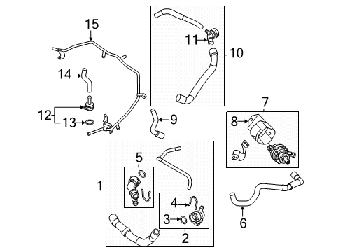 2024 Audi Q3 Hoses, Lines & Pipes Diagram