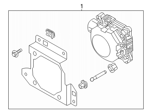 2025 Audi Q7 Electrical Components - Front Bumper