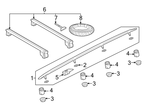 2024 Audi Q5 Exterior Trim - Roof