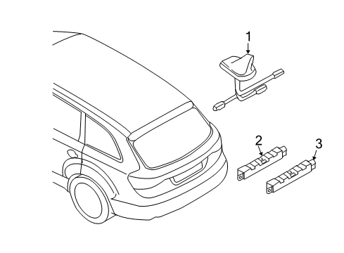 2015 Audi SQ5 Antenna & Radio Diagram