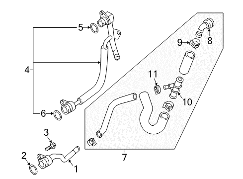 2017 Audi TTS Quattro Hoses, Lines & Pipes Diagram 4