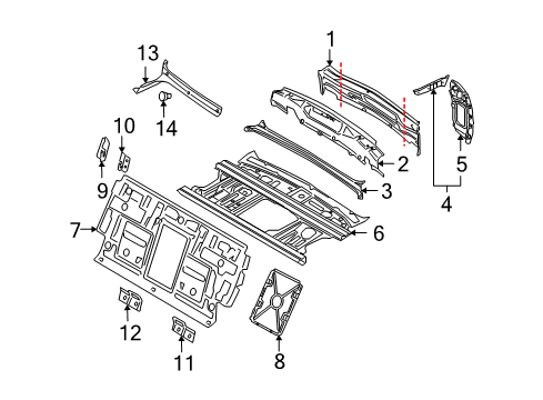 2007 Audi S8 Rear Body