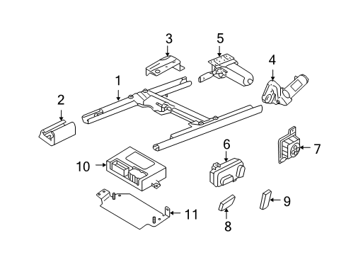 2007 Audi RS4 Power Seats Diagram