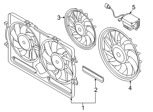 2013 Audi allroad Cooling Fan Diagram