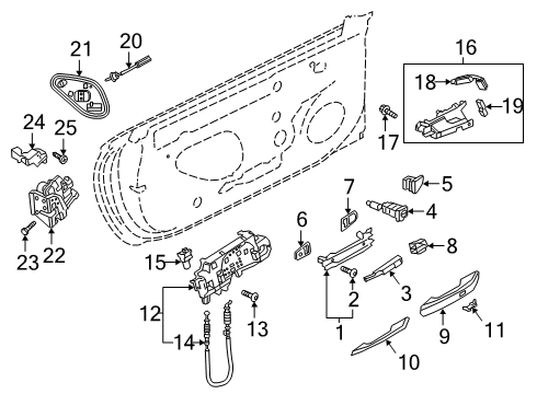2020 Audi A5 Quattro Front Door Diagram 6