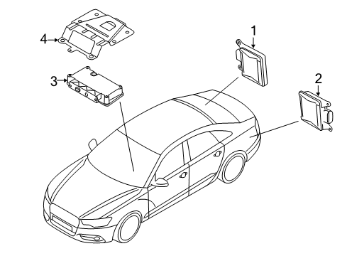 2015 Audi A6 Electrical Components Diagram