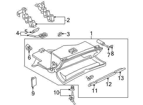 2001 Audi TT Glove Box Diagram