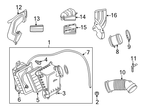 2007 Audi RS4 Filters Diagram