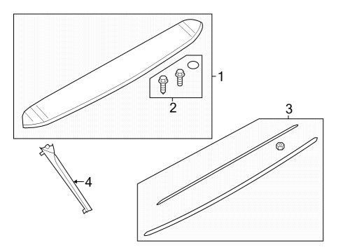 2024 Audi Q8 Rear Spoiler