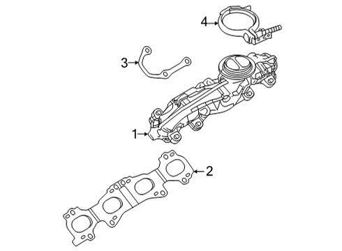 2024 Audi RS7 Sportback Exhaust Manifold